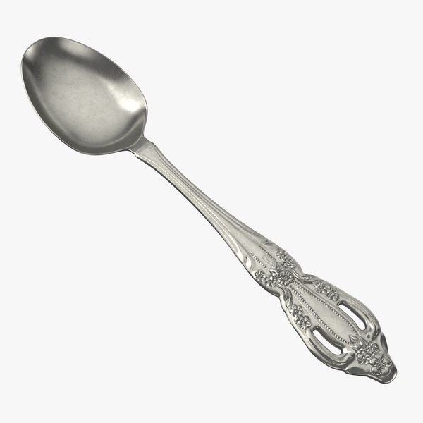 Formal silverware spoon 3D TurboSquid 1235472