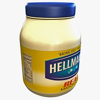 Mayonnaises Bottle Hellmans