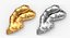 Ginger Root 05 Silver and Gold Collection - 2 models