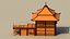 Low Poly Traditional Japanese House