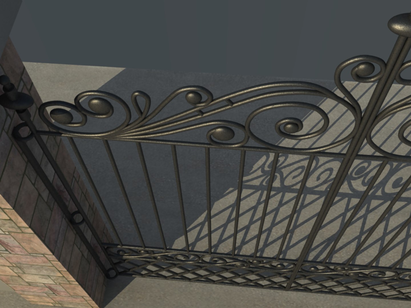 3d Model House Gate Vol1