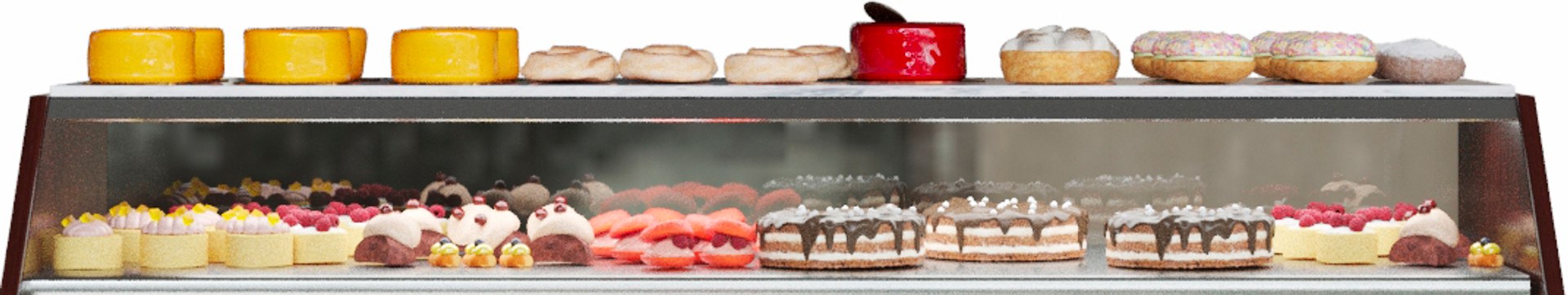 3D Showcase With Sweets And Desserts 2 - TurboSquid 1784559