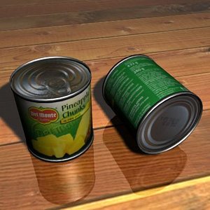 3dsmax delmonte pineapple rings