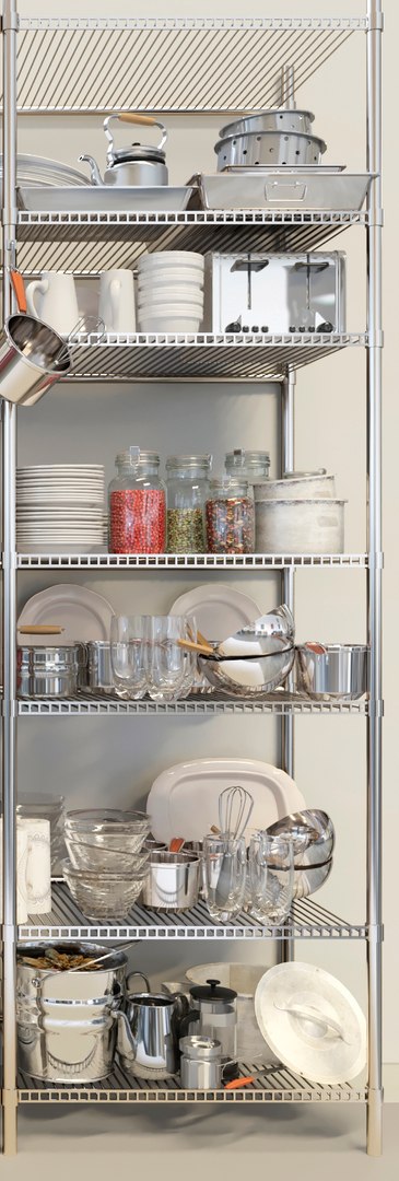 Kitchen Set Model - TurboSquid 1394038