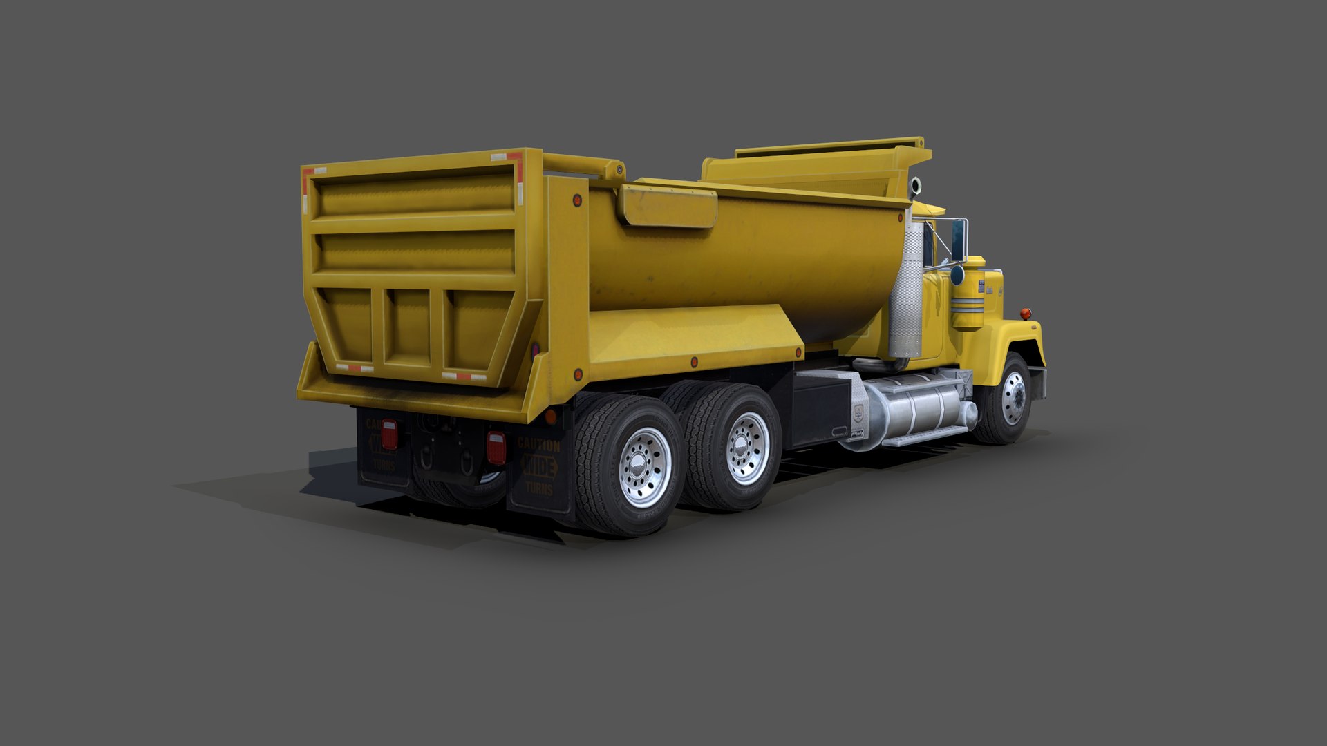 3D Mack RW600 Superliner Dump Truck S08 1988 - TurboSquid 1868570