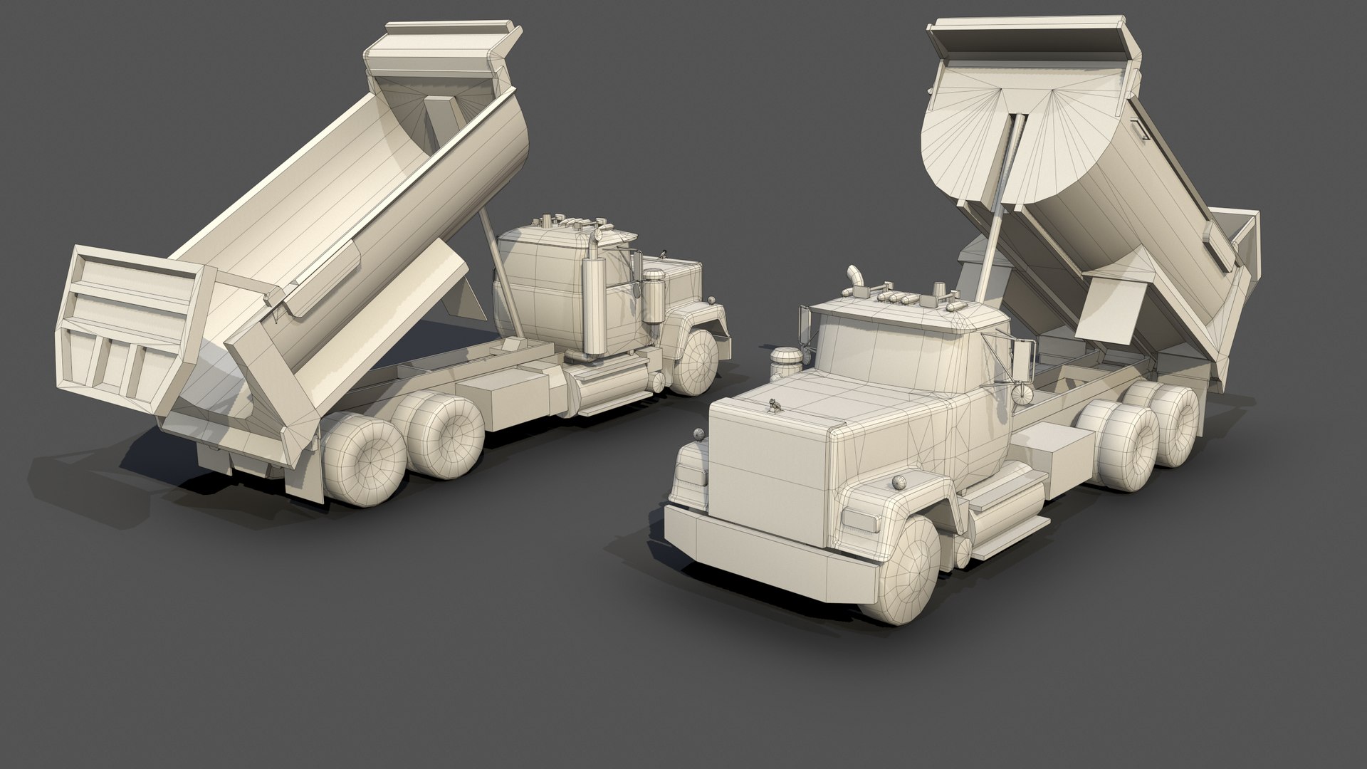 3D Mack RW600 Superliner Dump Truck S08 1988 - TurboSquid 1868570