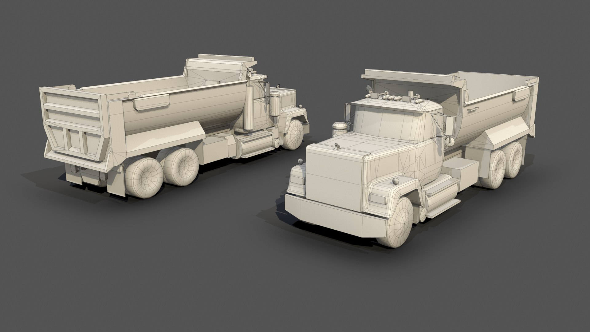 3D Mack RW600 Superliner Dump Truck S08 1988 - TurboSquid 1868570