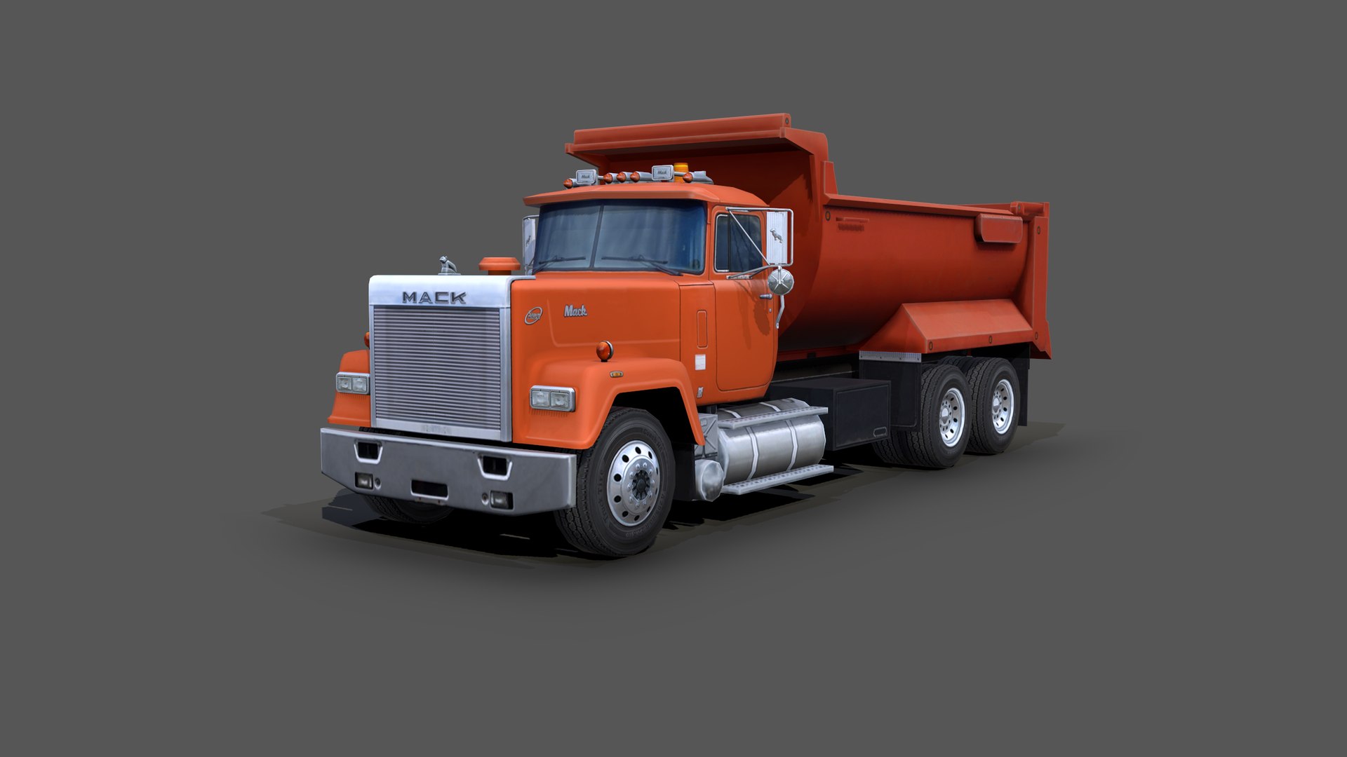 3D Mack RW600 Superliner Dump Truck S08 1988 - TurboSquid 1868570