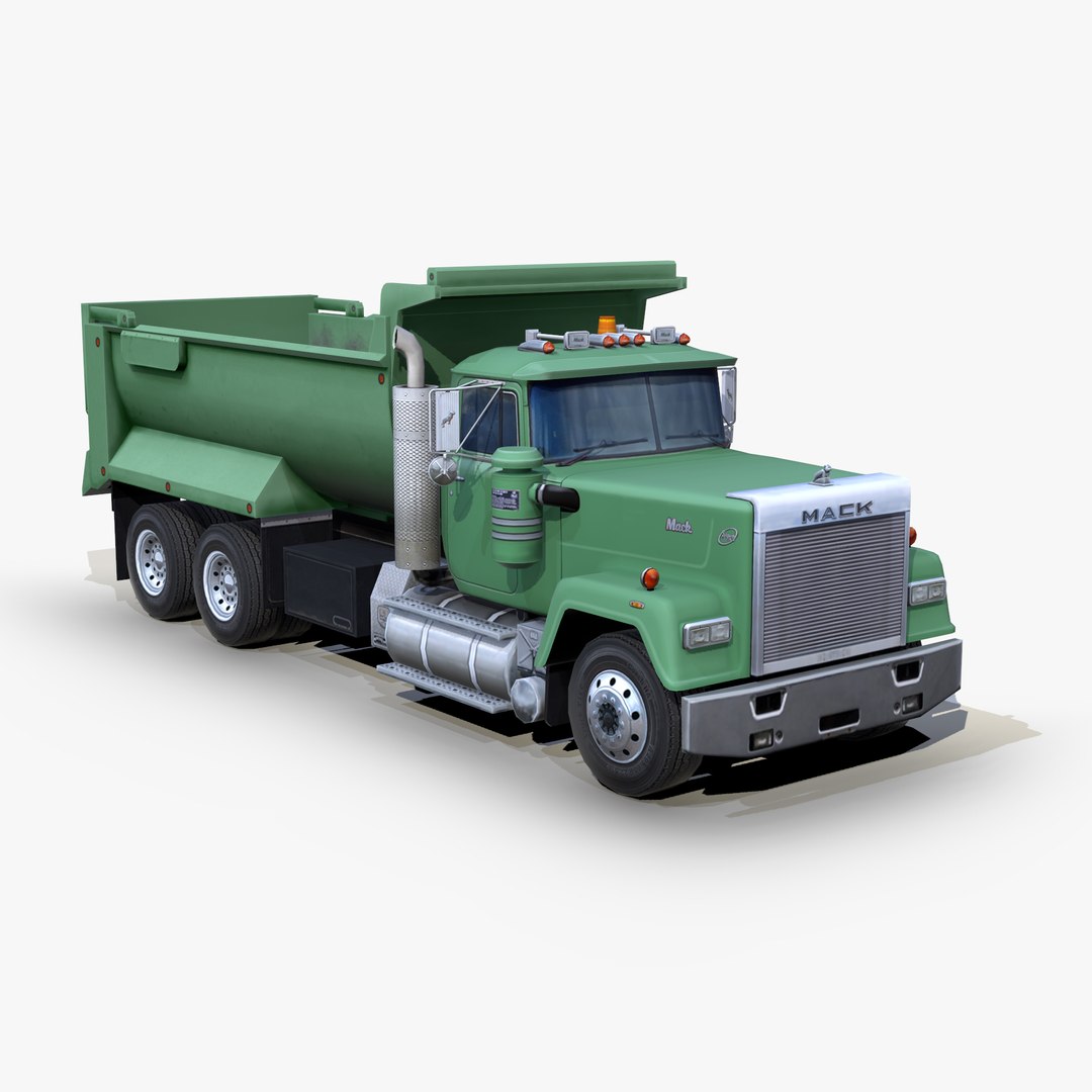 3D Mack RW600 Superliner Dump Truck S08 1988 - TurboSquid 1868570