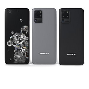 samsung s20 ultra colours 3D model
