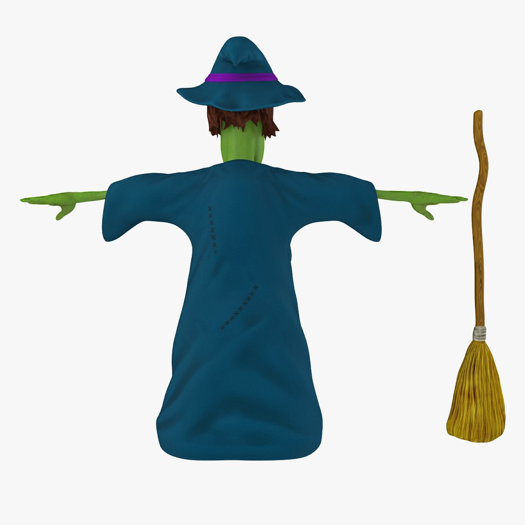 cartoon witch 3d 3ds