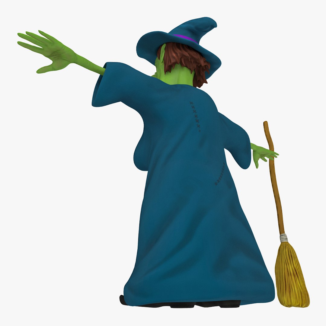 cartoon witch 3d 3ds