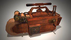 3d paper press model