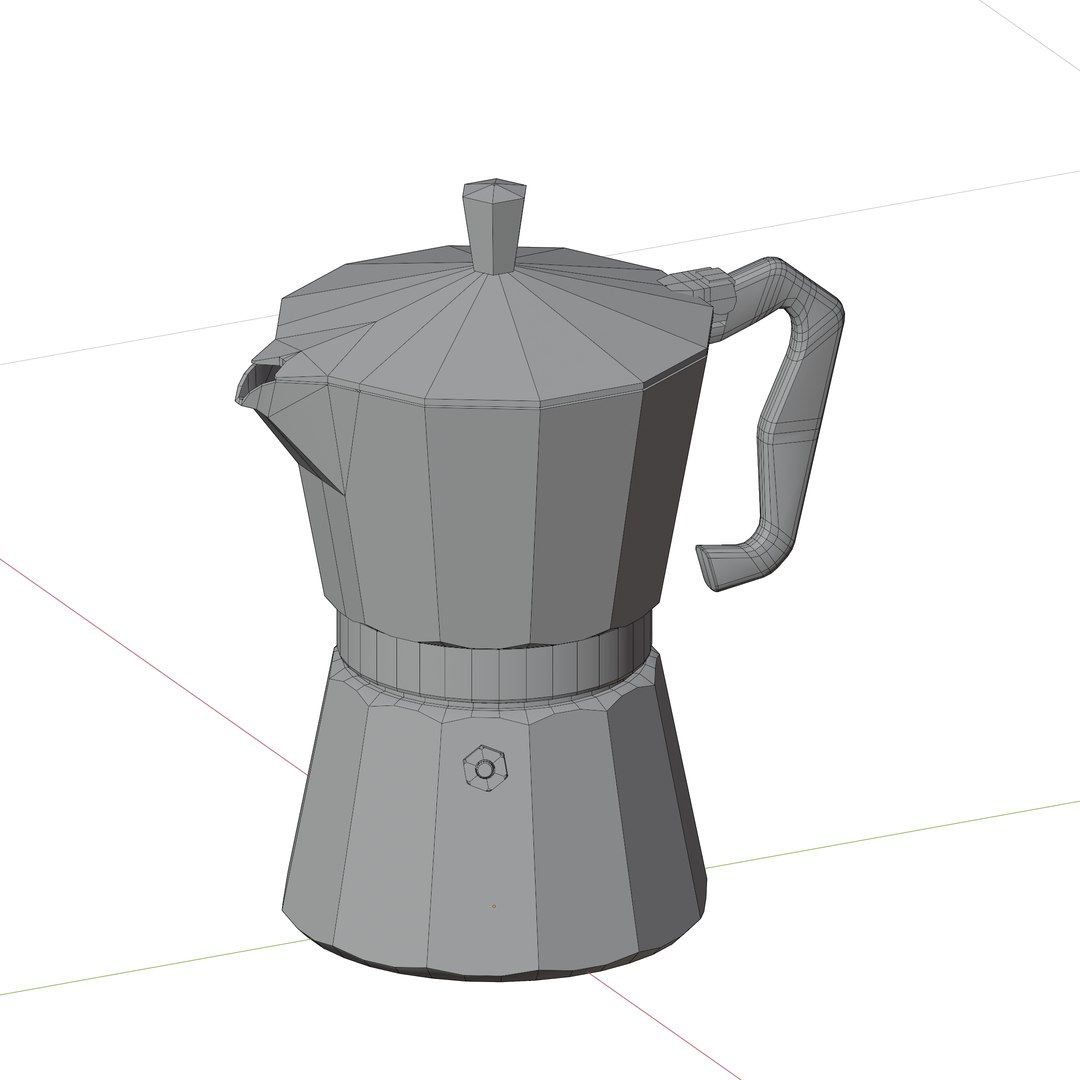 3D Moka Pot Espresso TurboSquid 2059294