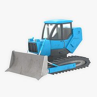Cartoon Bulldozer