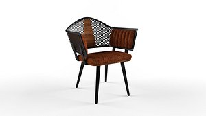 3D loft chair metal