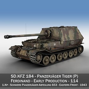 Ferdinand Tank destroyer - Tiger (P) - 114