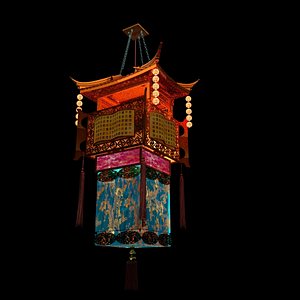 Chinese house palace lantern model