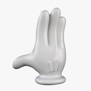 Mickey Hand - Palm 2 3D model