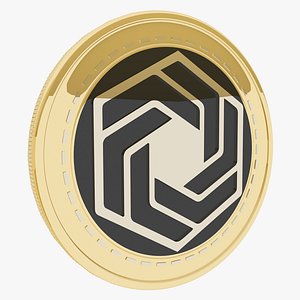 Hexx Cryptocurrency Gold Coin 3D