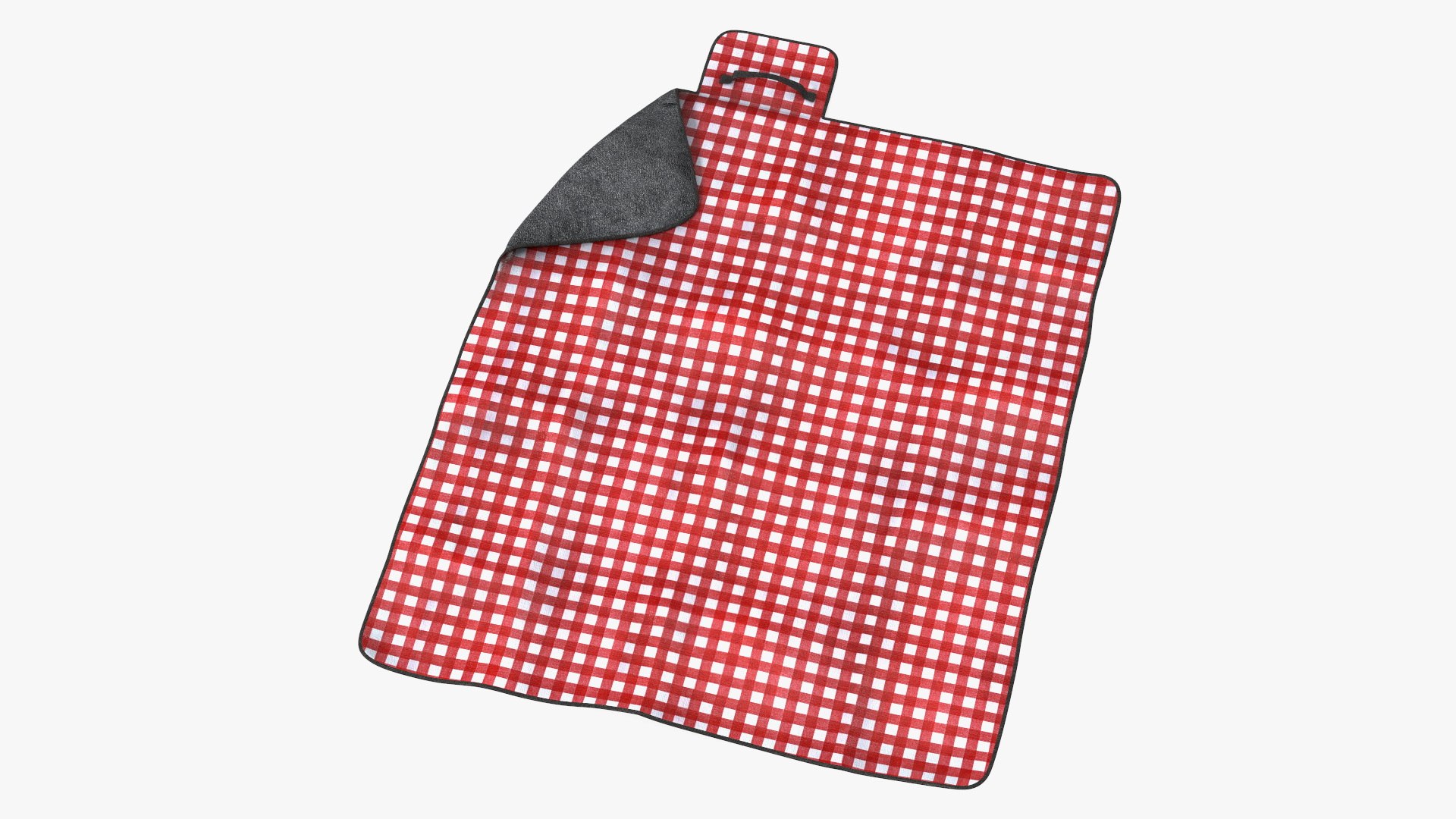 Outdoor Picnic Blanket 3D model preview