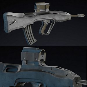 3D Vektor CR-21 Low Poly Realistic