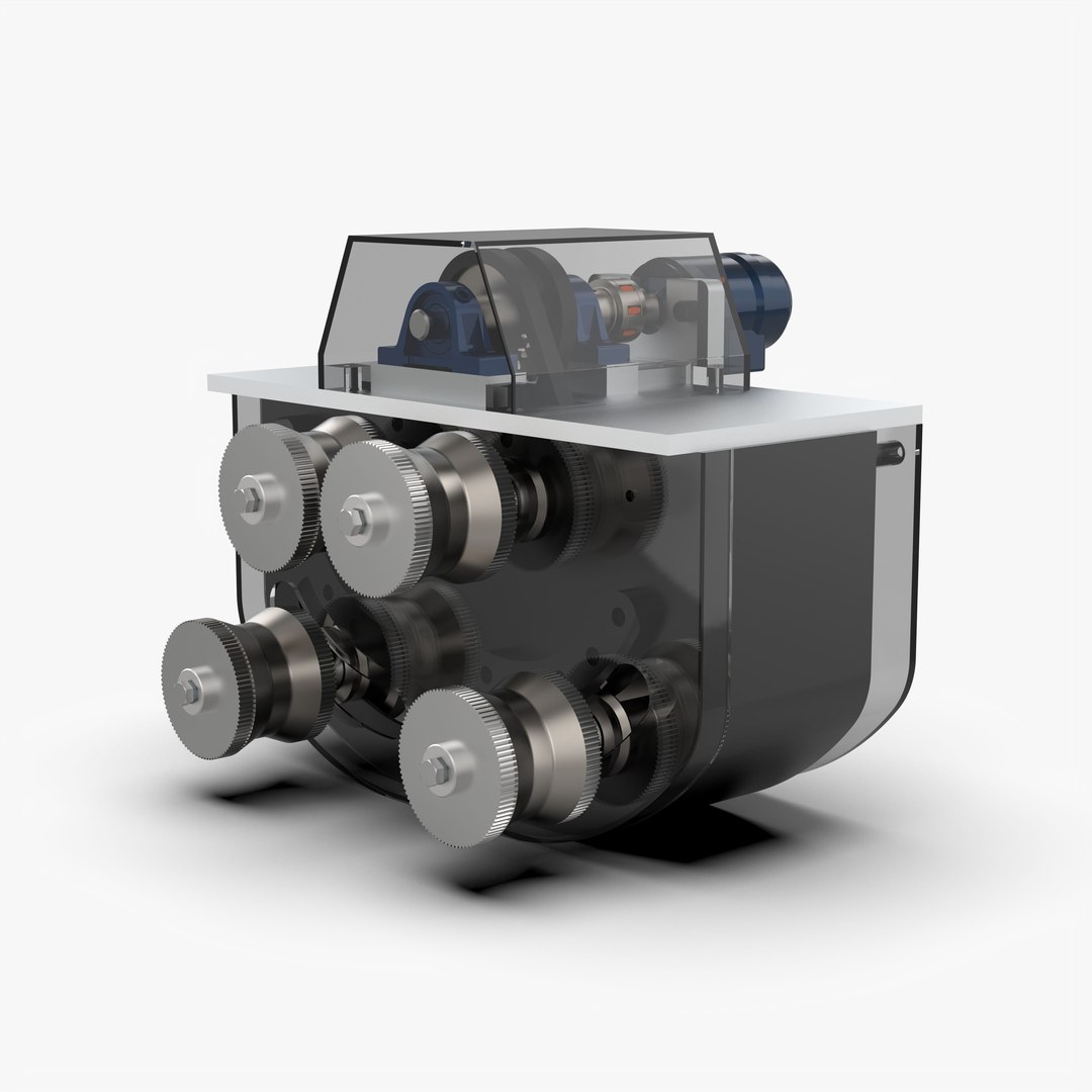 3D Hydraulic Winding Mechanism model - TurboSquid 2022114
