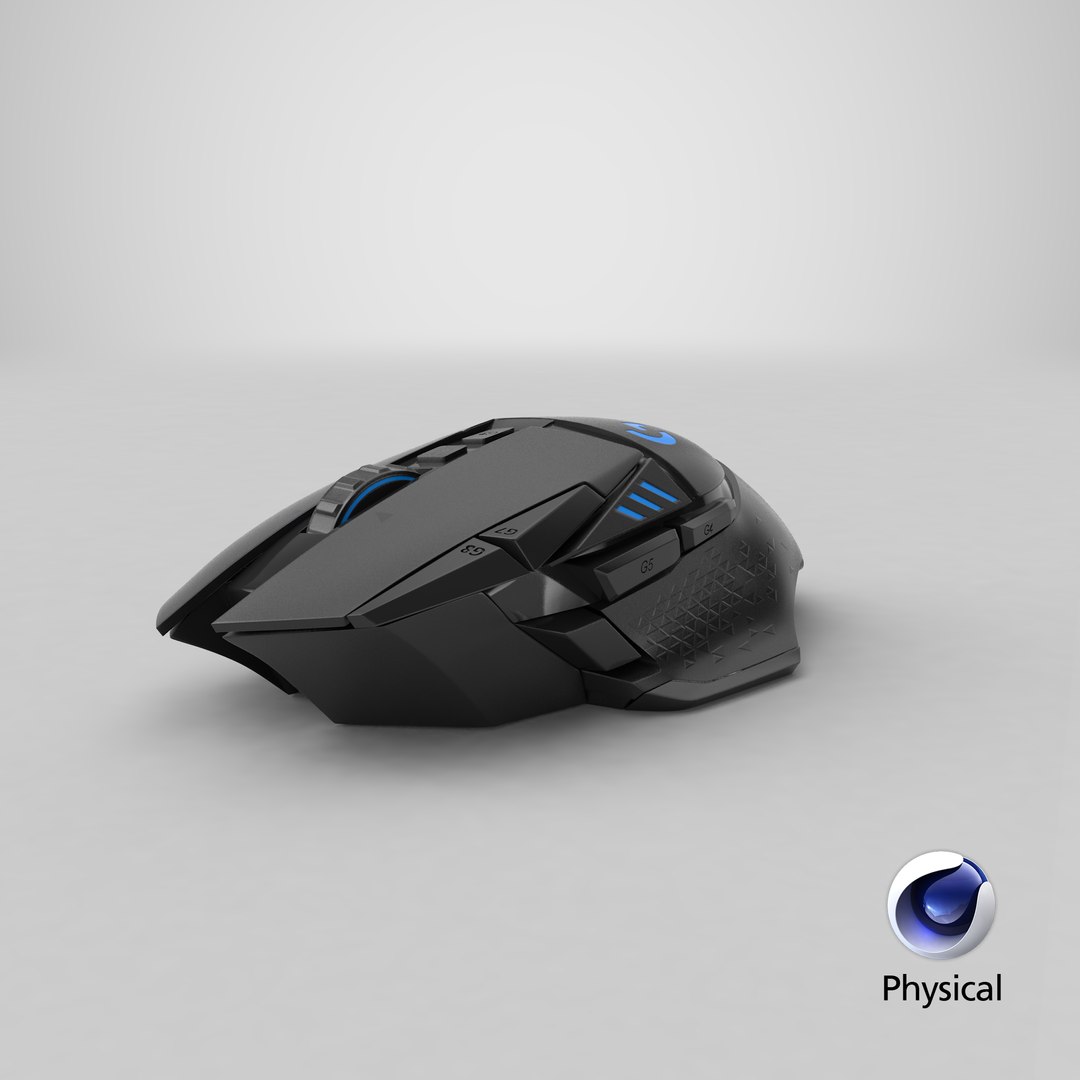 3D Model Detailed Logitech Computer Mouse - TurboSquid 2194461