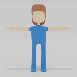 blender simple character