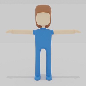 blender simple character