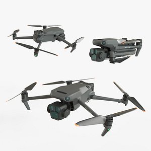 DJI Mavic 3 Pro 2024 Drone 3D model