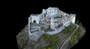 3D Montechiaro Castle 3D model model