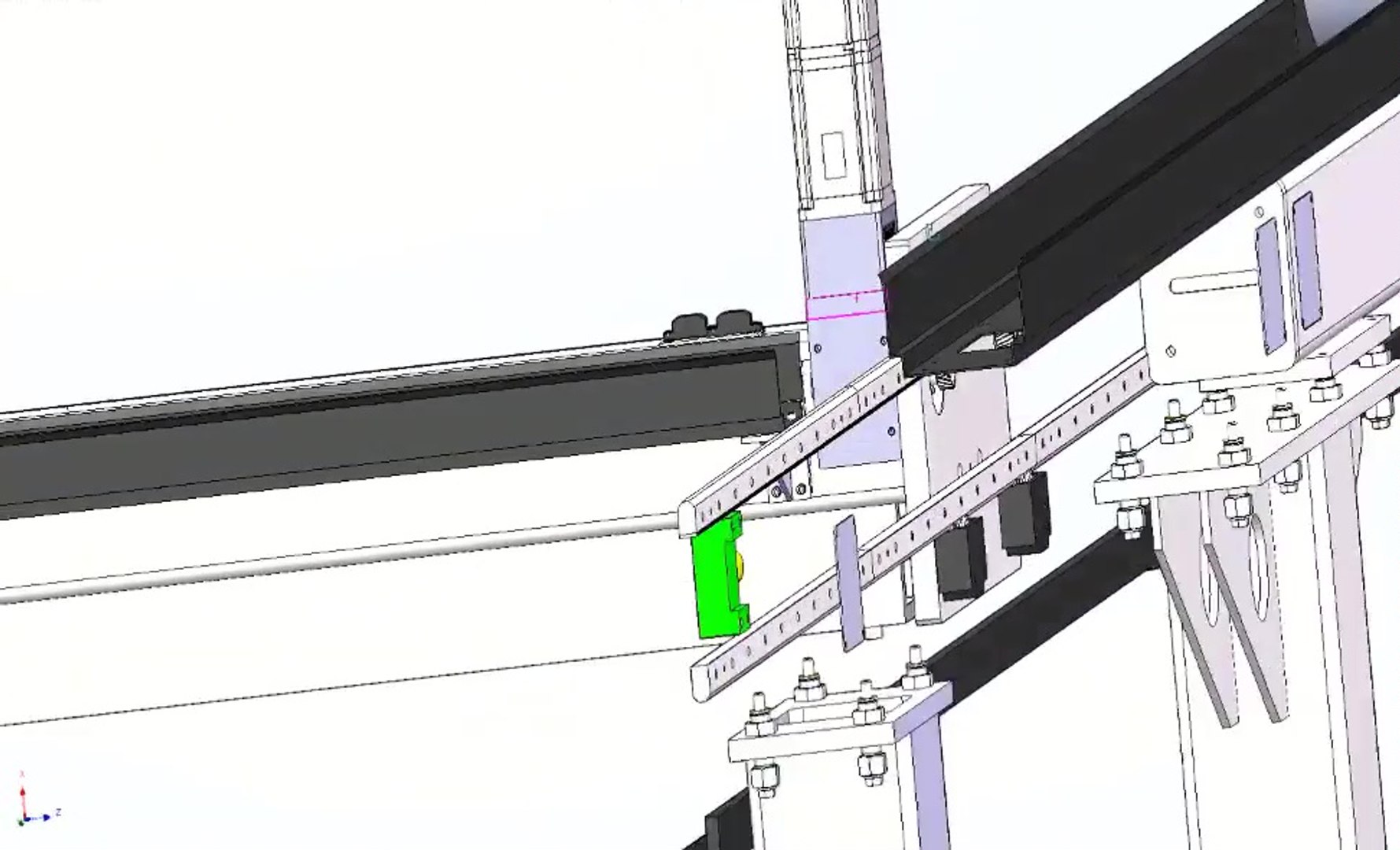 3 Axis Gantry Robot XYZ Cartesian Linear Stage For CNC Loading ...