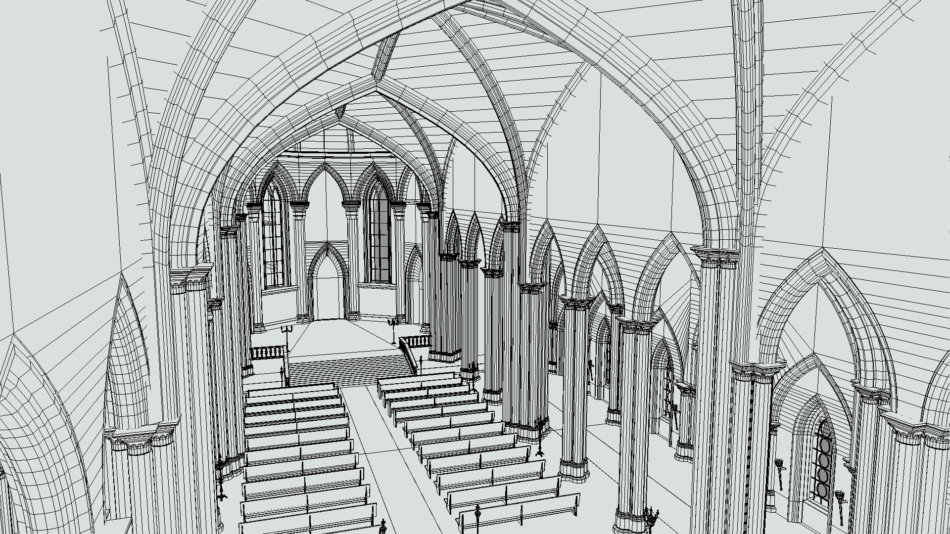 Church 3D Model - TurboSquid 2125150