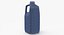 Plastic Milk Carton 01 Blank Blue Green and Red Label model