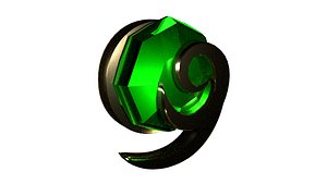 3D kokiri emerald model