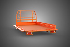 3D UTE HEADBOARD TAILGATE DROP SIDE LOAD BED BODY PICKUP TRUCK DOOR model