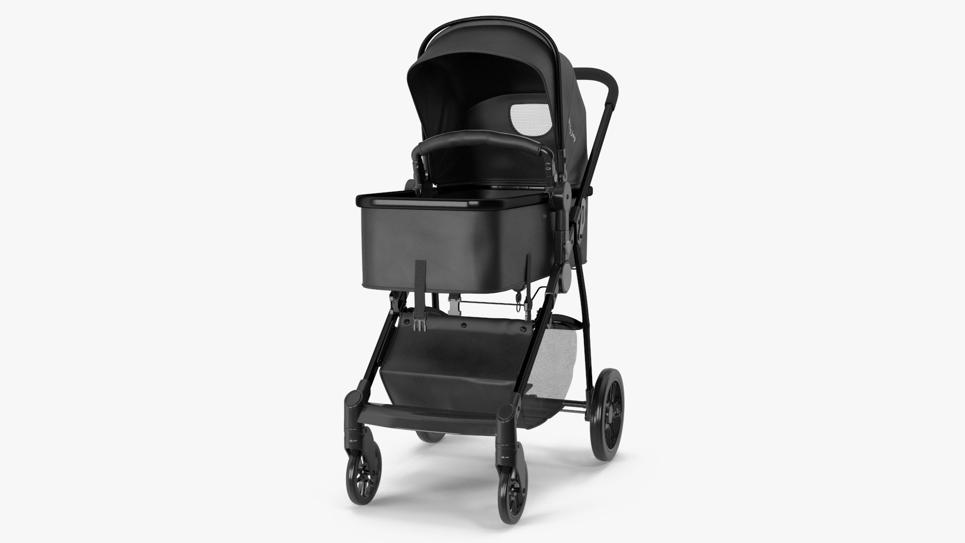 Foldable Sleeping Bassinet 3D model preview