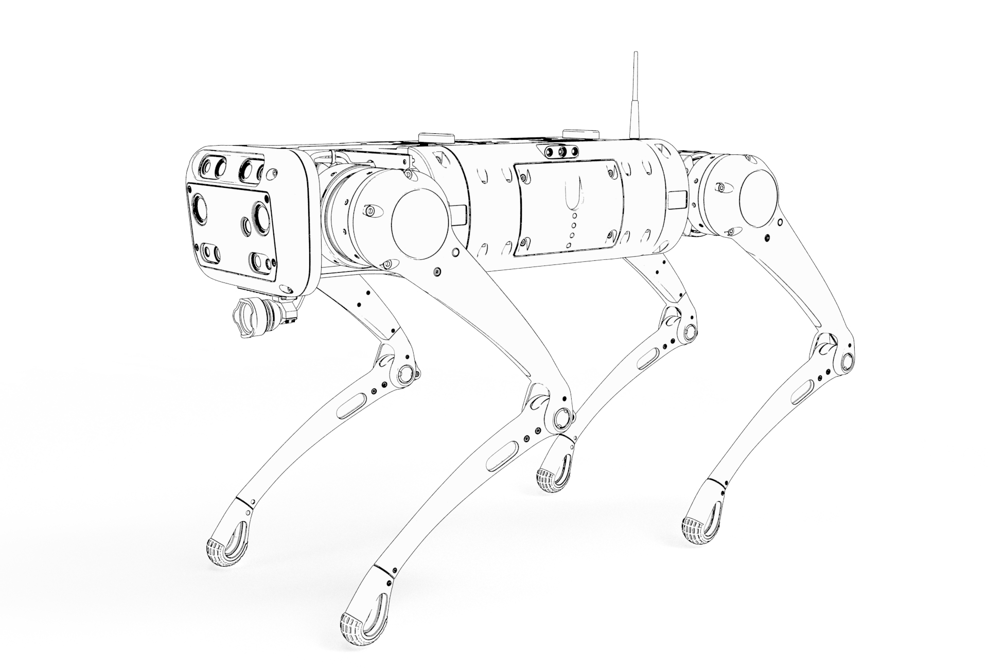 Robot dog 3D model - TurboSquid 1687850