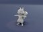 Cartoon Squirrel Animated Base Mesh 30 Animazioni Modello 3D