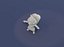 Cartoon Squirrel Animated Base Mesh 30 Animazioni Modello 3D