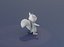 Cartoon Squirrel Animated Base Mesh 30 Animazioni Modello 3D