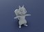 Cartoon Squirrel Animated Base Mesh 30 Animazioni Modello 3D