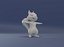 Cartoon Squirrel Animated Base Mesh 30 Animazioni Modello 3D