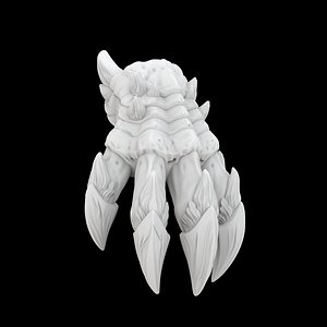 3D IceDragonClaw 3D Print Model Fantasy Creature model