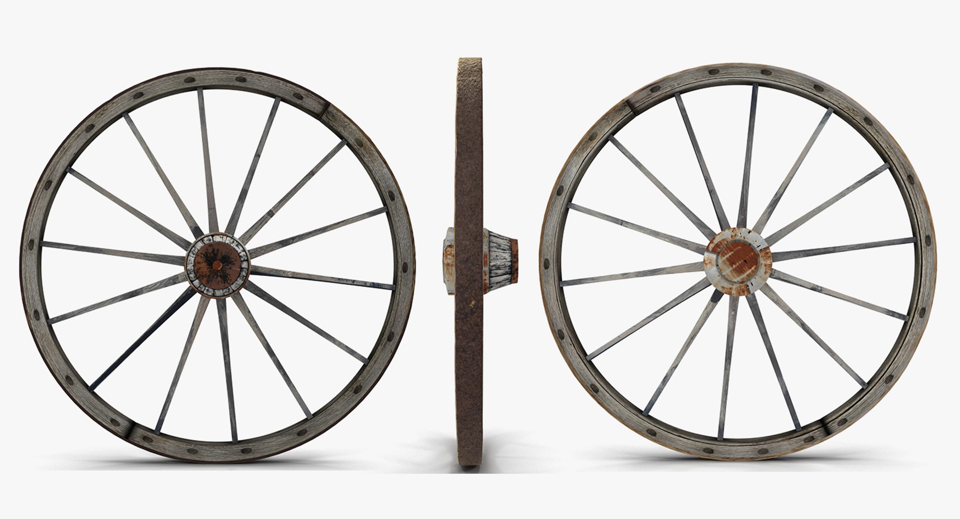 3D antique wagon wheels https://p.turbosquid.com/ts-thumb/Dm/auFfDm/LzZOcXIA/antiquewagonwheelscollectionc4d3dmodels06/jpg/1507721942/1920x1080/fit_q87/65b2e6c4d32caf3327d41133da618af7dcb90085/antiquewagonwheelscollectionc4d3dmodels06.jpg