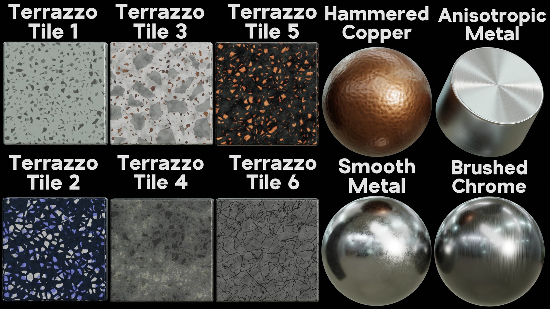 Blender Procedural Material Pack 22 3D Model - TurboSquid 2284755