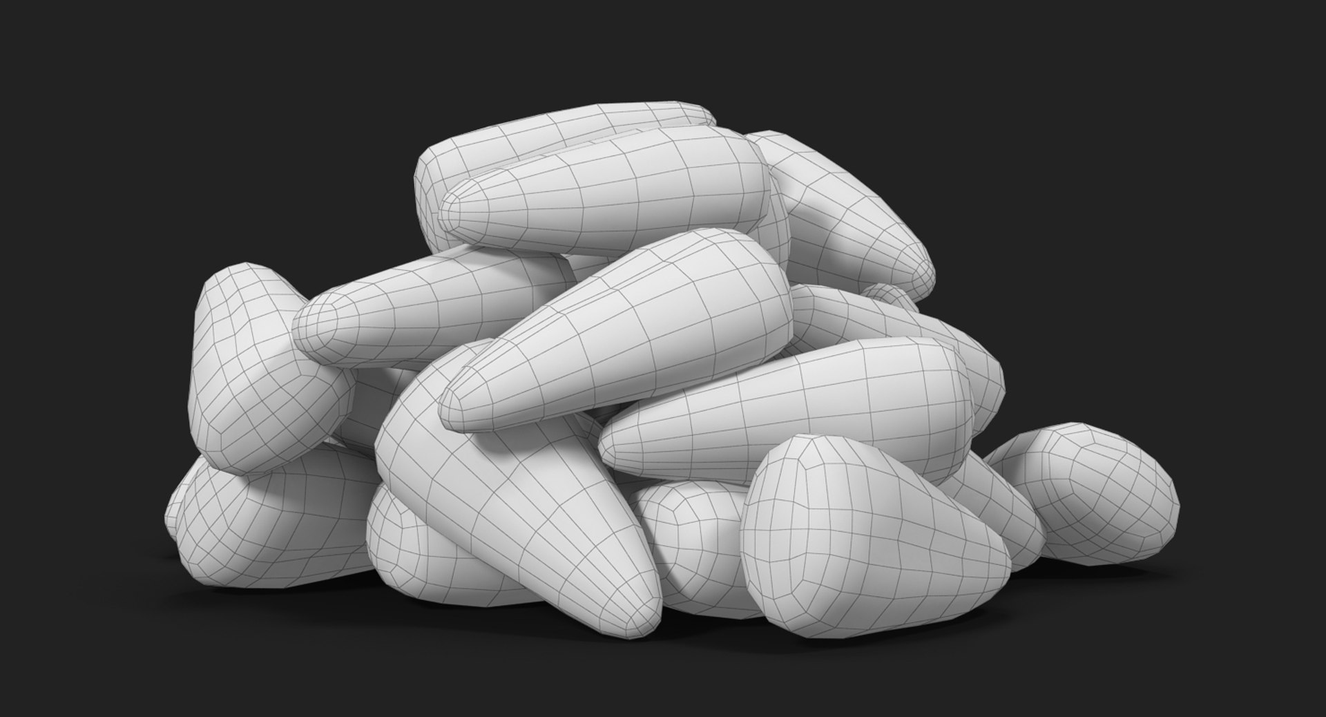 Christmas candy corn 2 3D model - TurboSquid 1341266