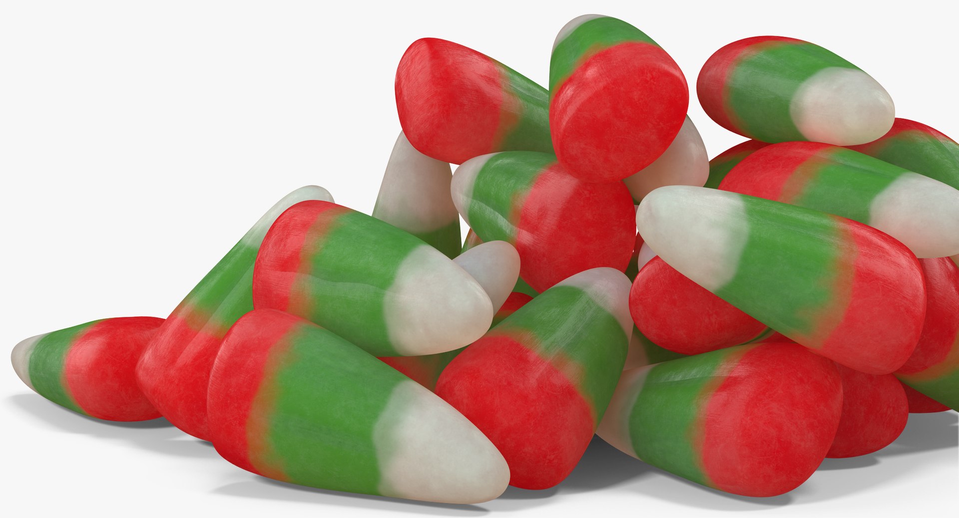 Christmas candy corn 2 3D model - TurboSquid 1341266