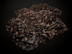 3D debris piles model